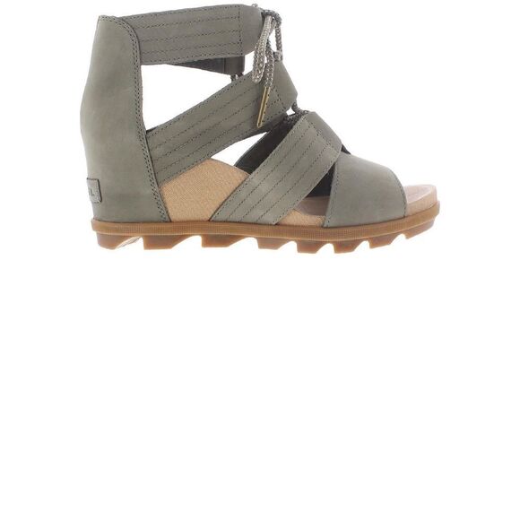 Sorel Joanie II Ghillie Lace Up Gladiator Wedge Sage Green-8.5. B45 - Picture 2 of 14